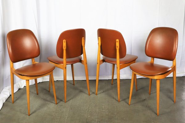 Pegasus Dining Chairs from Baumann, 1960s, Set of 4-YBU-1377182