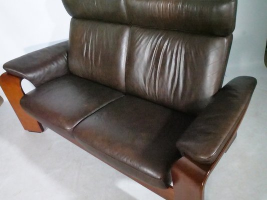 Pegasus Leather Sofa from Stressless, 2000s-LVS-1803222