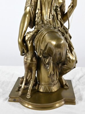 Peiffer, Diana the Hunter, Late 19th Century, Bronze-RVK-1793541