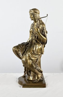 Peiffer, Diana the Hunter, Late 19th Century, Bronze-RVK-1793541