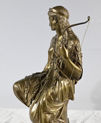 Peiffer, Diana the Hunter, Late 19th Century, Bronze-RVK-1793541