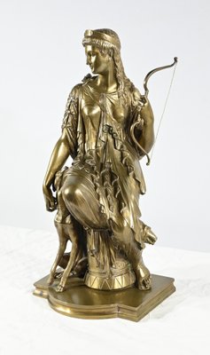 Peiffer, Diana the Hunter, Late 19th Century, Bronze-RVK-1793541