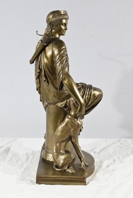 Peiffer, Diana the Hunter, Late 19th Century, Bronze-RVK-1793541