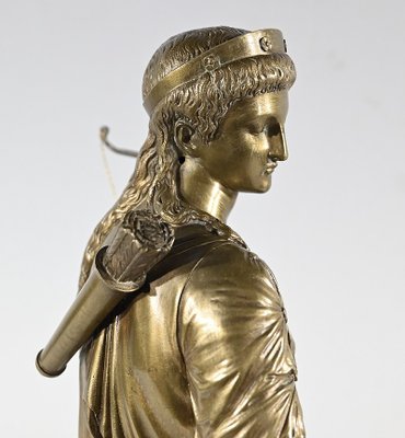 Peiffer, Diana the Hunter, Late 19th Century, Bronze-RVK-1793541