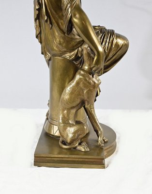 Peiffer, Diana the Hunter, Late 19th Century, Bronze-RVK-1793541