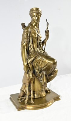 Peiffer, Diana the Hunter, Late 19th Century, Bronze-RVK-1793541