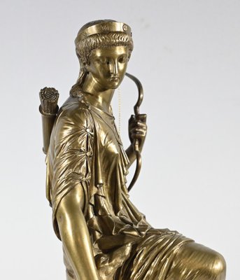 Peiffer, Diana the Hunter, Late 19th Century, Bronze-RVK-1793541