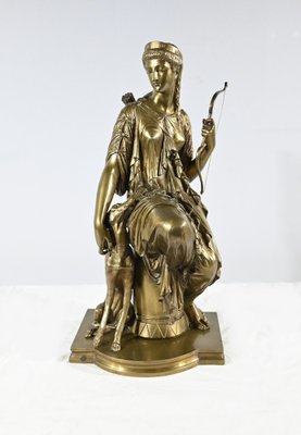 Peiffer, Diana the Hunter, Late 19th Century, Bronze-RVK-1793541