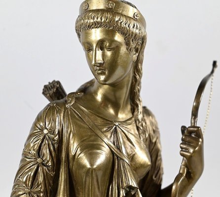 Peiffer, Diana the Hunter, Late 19th Century, Bronze-RVK-1793541