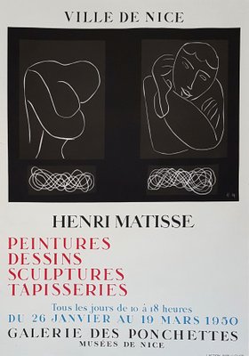 Peintures Dessins Lithographic Poster after Henri Matisse, 1950-KHH-723996