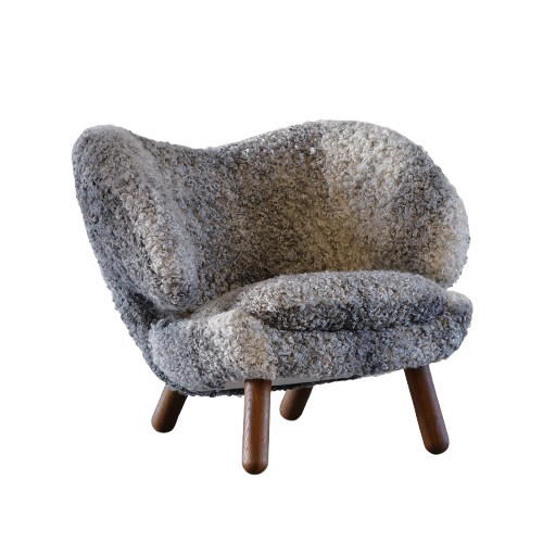 THE PELICAN CHAIR | GOTLAND SHEEPSKIN (Without Buttons)