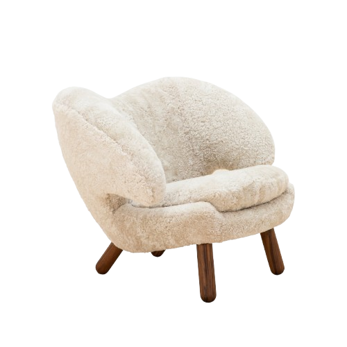 THE PELICAN CHAIR | SHEEPSKIN (Without Buttons)
