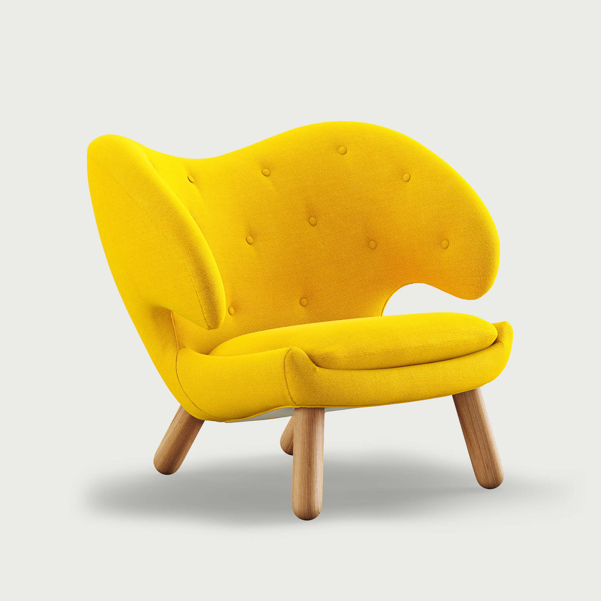 THE PELICAN CHAIR (With Buttons) — Vidar | 443 / Oak Dark Oil