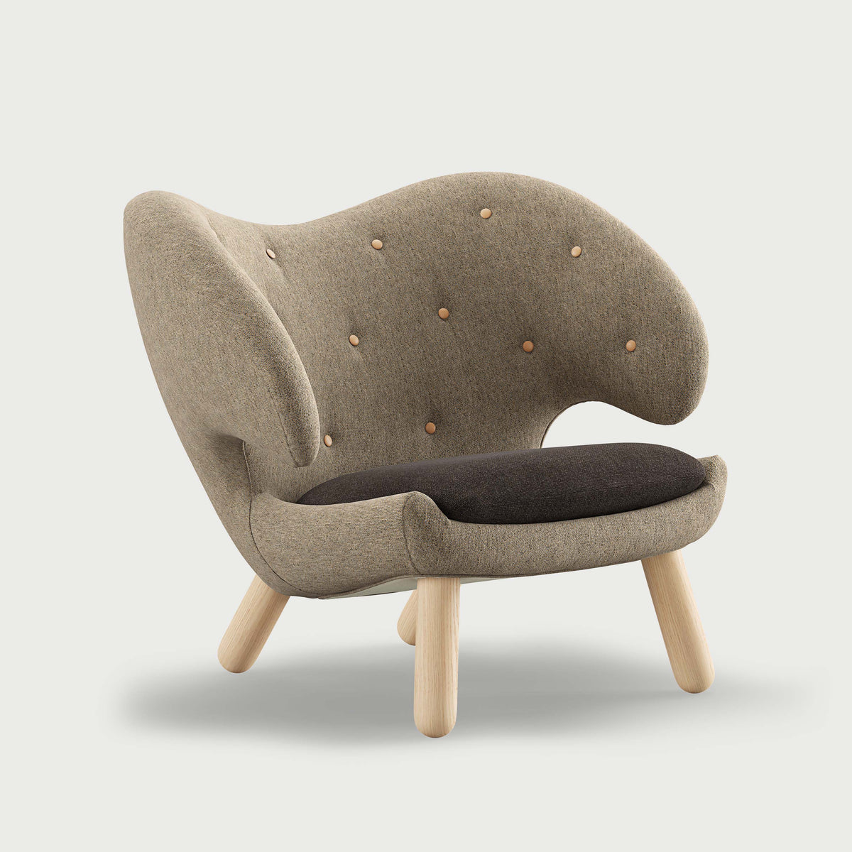 THE PELICAN CHAIR (With Buttons) — Hallingdal | 227 / 376 / Oak Clear Oil