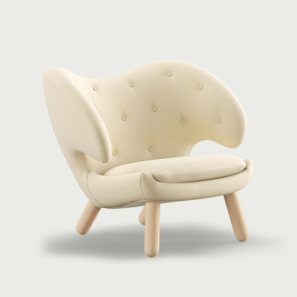THE PELICAN CHAIR (With Buttons) — Vidar | 1511 / Oak Clear Oil