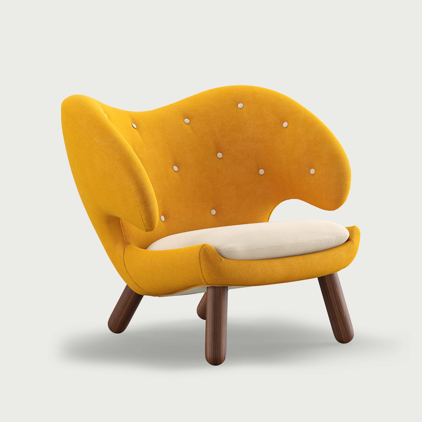 THE PELICAN CHAIR (With Buttons) by House of Finn Juhl