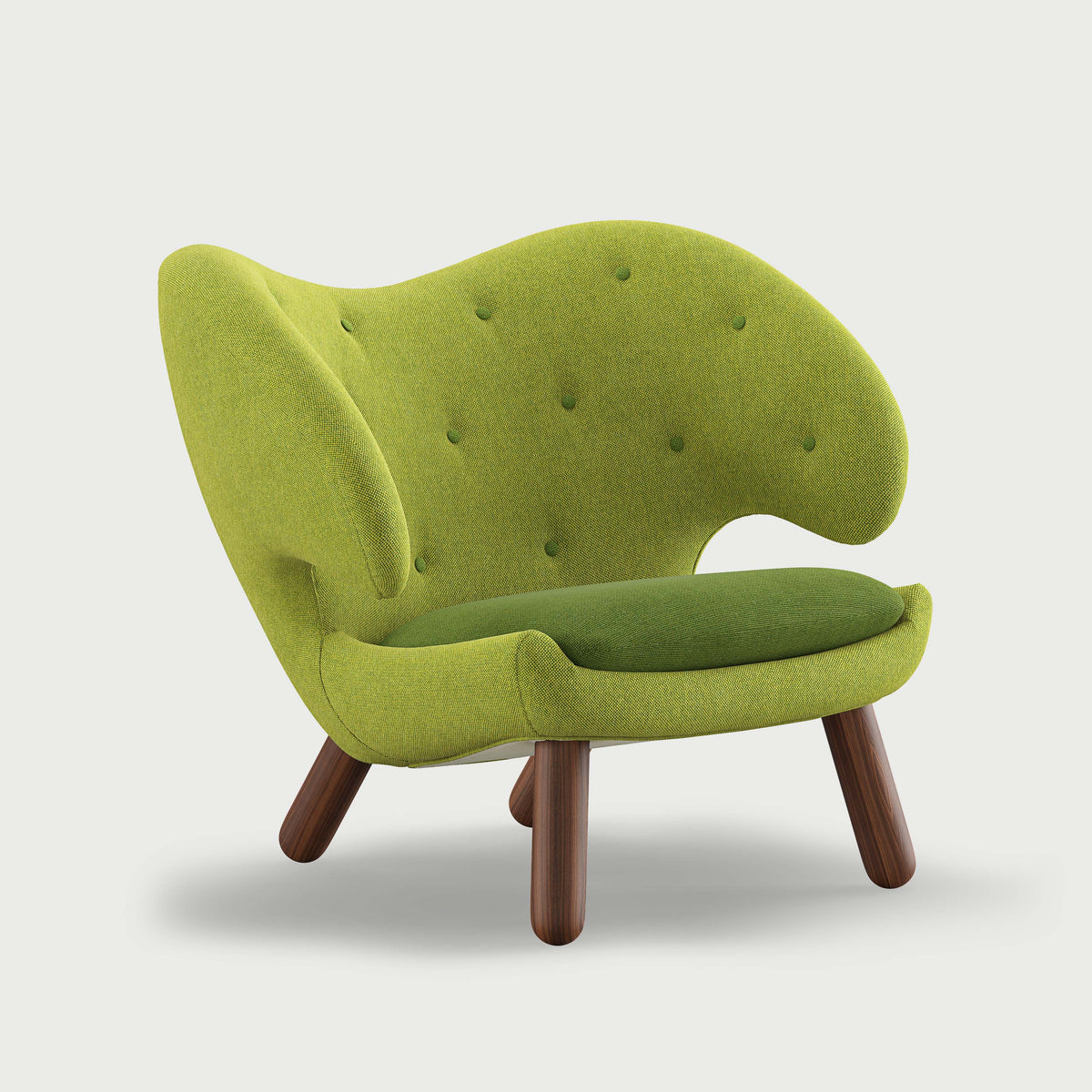 THE PELICAN CHAIR (With Buttons) — Hallingdal | 980 / 960 / Walnut