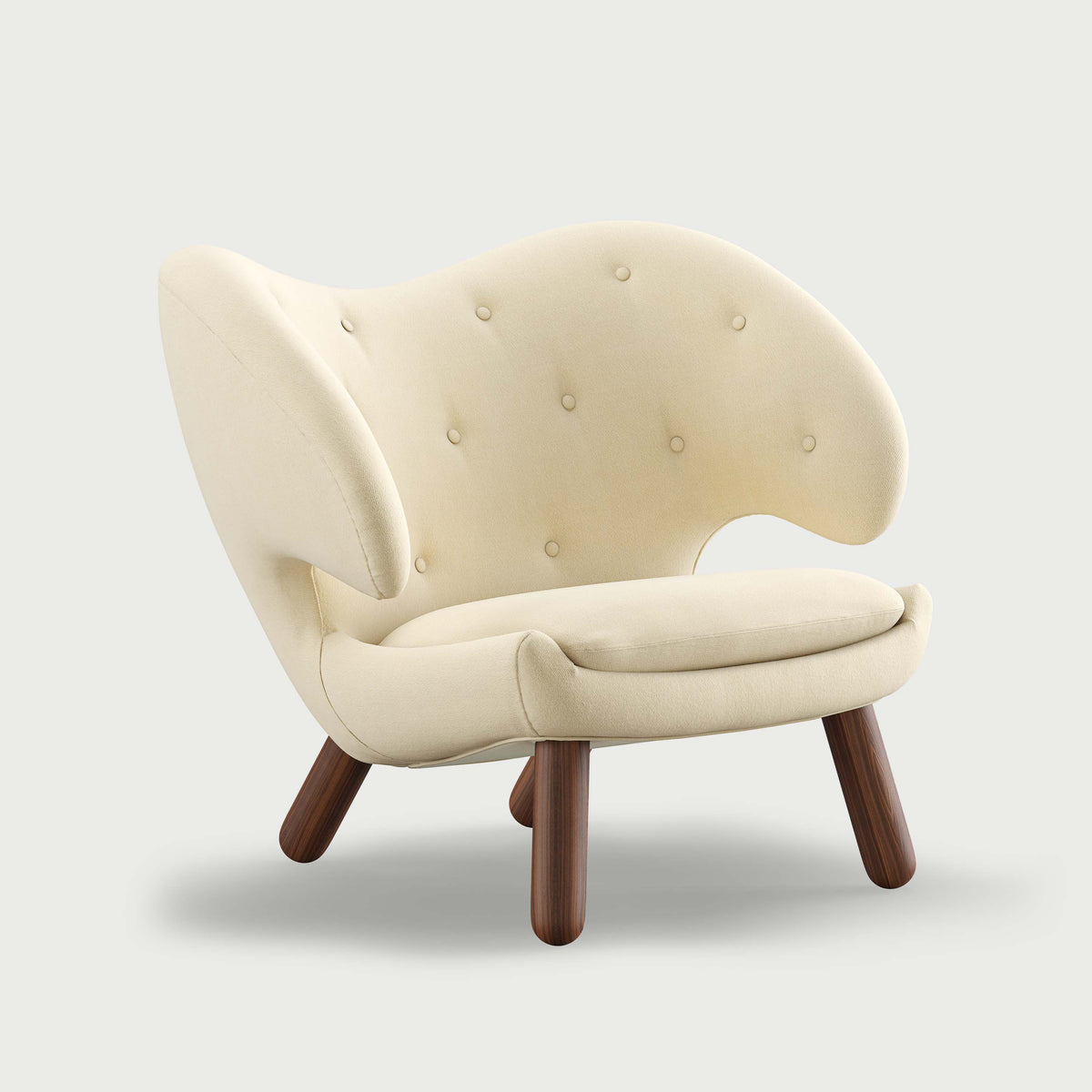 THE PELICAN CHAIR (With Buttons) — Vidar | 1511 / Walnut