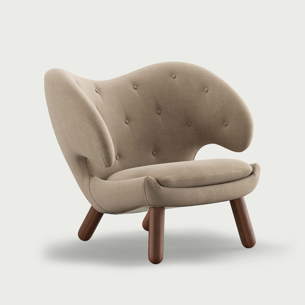 THE PELICAN CHAIR (With Buttons) — Vidar | 222 / Walnut