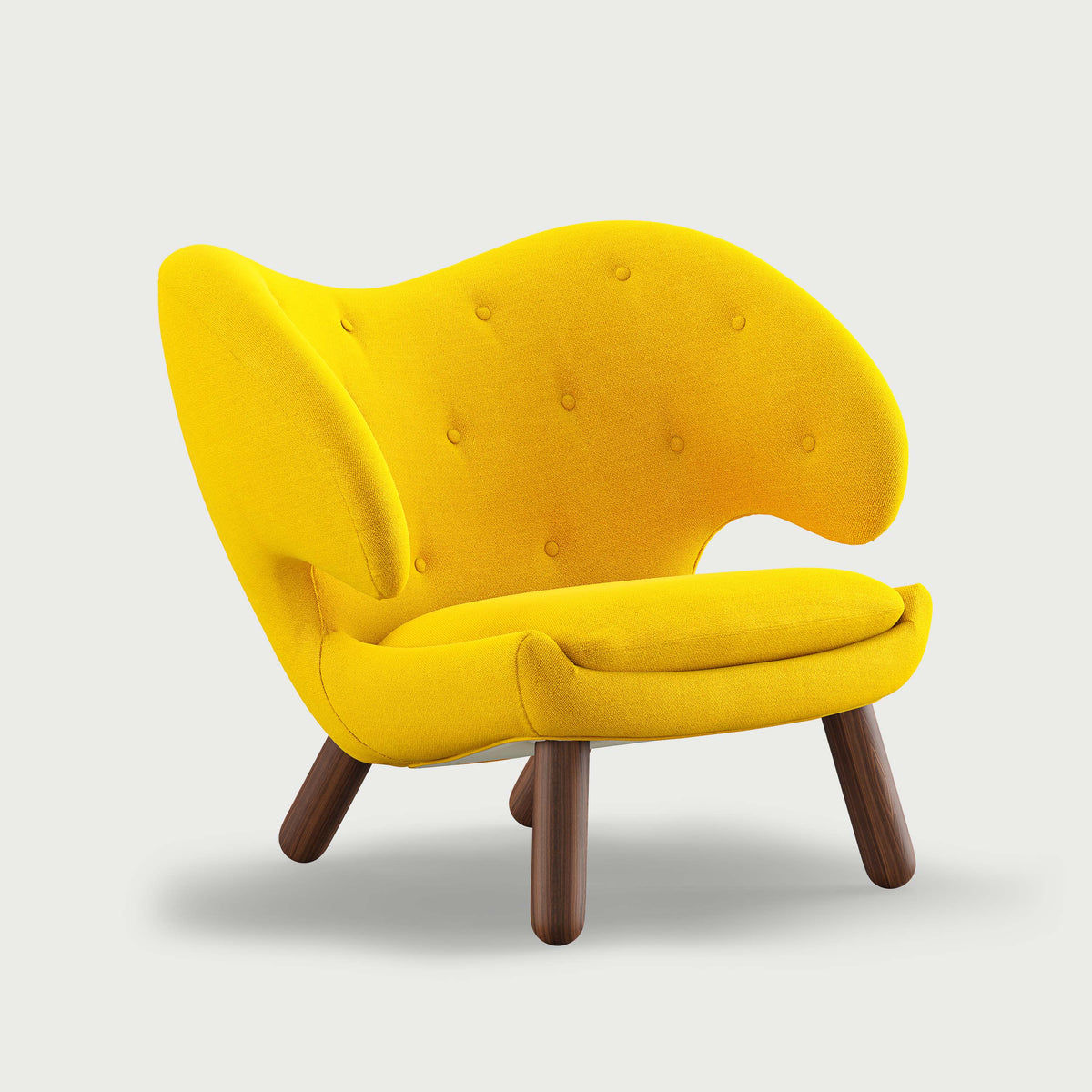 THE PELICAN CHAIR (With Buttons) — Vidar | 443 / Walnut
