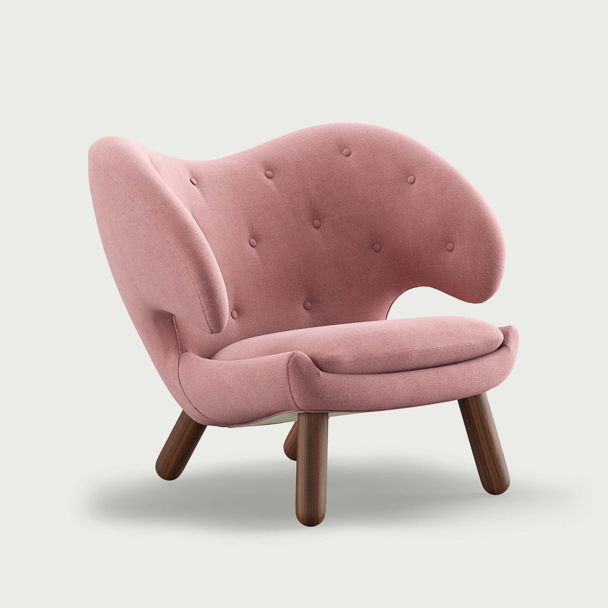 THE PELICAN CHAIR (With Buttons) — Vidar | 633 / Walnut