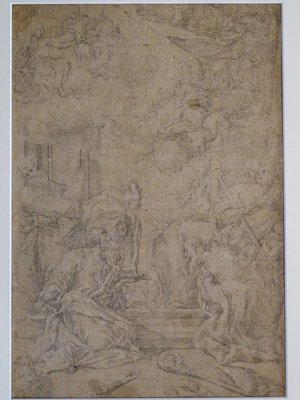 Pencil on Paper, After Sebastiano Ricci, Early 18th Century-MLN-912278