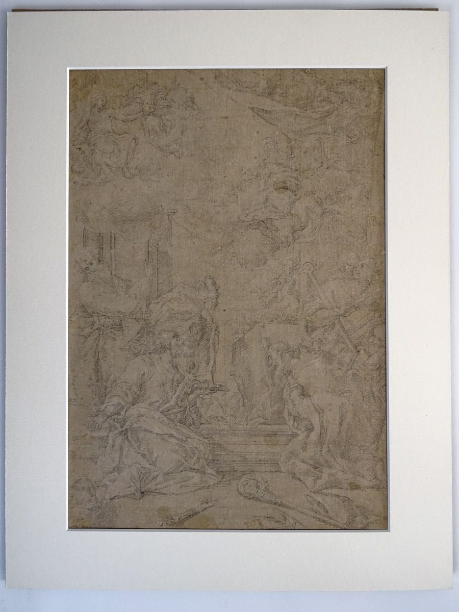 Pencil on Paper, After Sebastiano Ricci, Early 18th Century