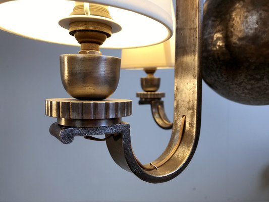 Pendant Lamp by Edgar-William Brandt, France, 1930-FQ-1192045