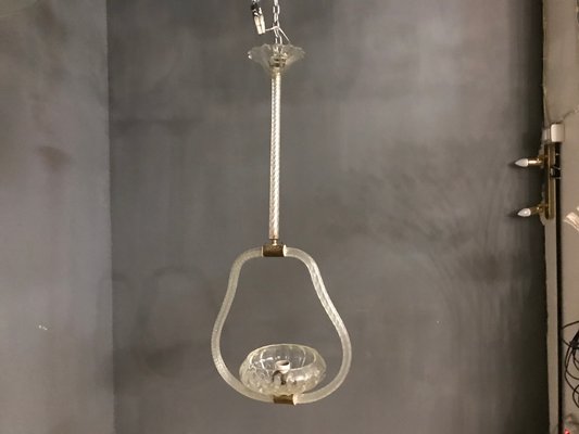 Pendant Lamp by Ercole Barovier for Murano, 1940s-JJC-575061