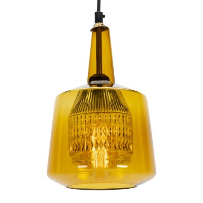 Pendant Lamp in Green Glass by Carl Fagerlund for Orrefors, 1960s-XMR-1382601