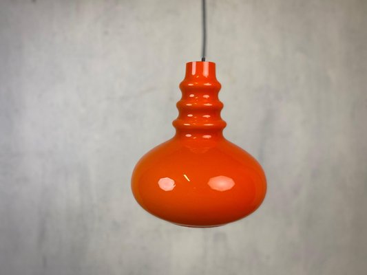 Pendant Lamp in Orange Glass from Peill & Putzler-GPQ-1786067