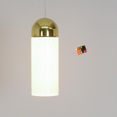 Pendant Lamp in White Glass by Glashütte Limburg-VT-1319028