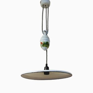 Pendant Lamp with Counterweight, 1930s-XHP-1397699