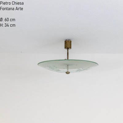 Pendant Light attributed to Pietro Chiesa for Fontana Arte, 1940s-SXX-1798644