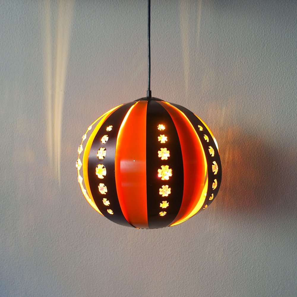 Pendant Light by Werner Schou for Coronell Elektro, 1970s