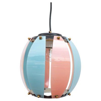 Pendant Light with Globe Lampshade, 1970s-CGZ-2021003