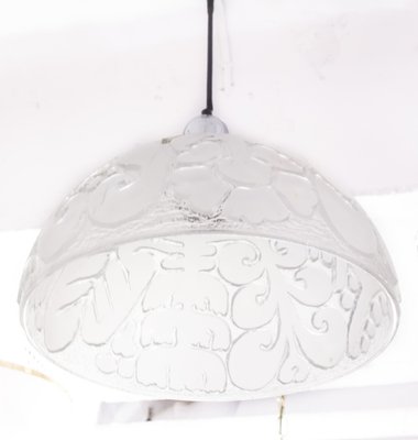 Pendant Light with Lalique Style Lampshade-FSD-1363343