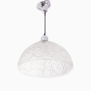 Pendant Light with Lalique Style Lampshade-FSD-1363343