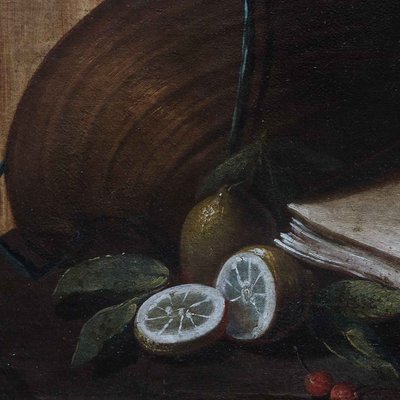 Pendant Still Lifes, Mid-1700s, Oil on Canvases, Set of 2-TBU-2034044