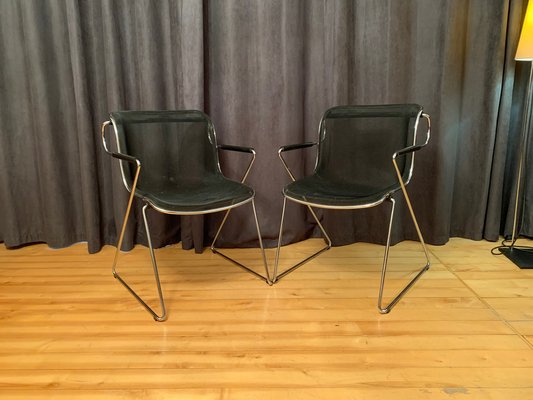 Penelope Chairs attributed to Charles Pollock for Castelli, Italy, 1982, Set of 2-VQM-1780453