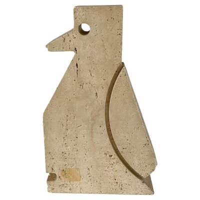 Penguin Travertine Sculpture by Fratelli Mannelli, 1970s-FGA-1767235