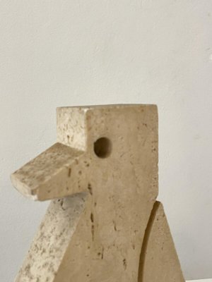 Penguin Travertine Sculpture by Fratelli Mannelli, 1970s-FGA-1767235