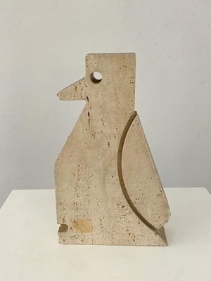 Penguin Travertine Sculpture by Fratelli Mannelli, 1970s-FGA-1767235