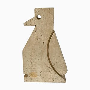 Penguin Travertine Sculpture by Fratelli Mannelli, 1970s-FGA-1767235