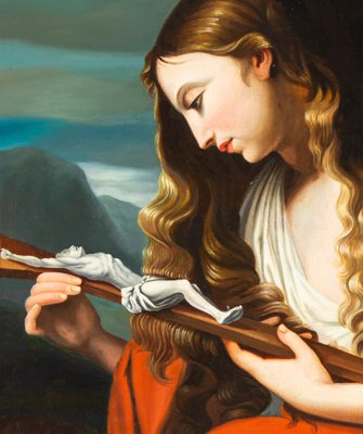 Penitent Magdalene, Oil on Canvas, 18th Century-ABO-1440487