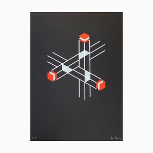 Penrose Triangle of Falsification Lithograph by Josep Molins, 2003-KHH-748220