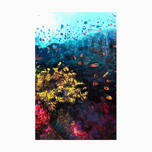 Peny Manavi, Under the Sea 4, 2018, Oil & Ink on Canvas-CHG-2025646