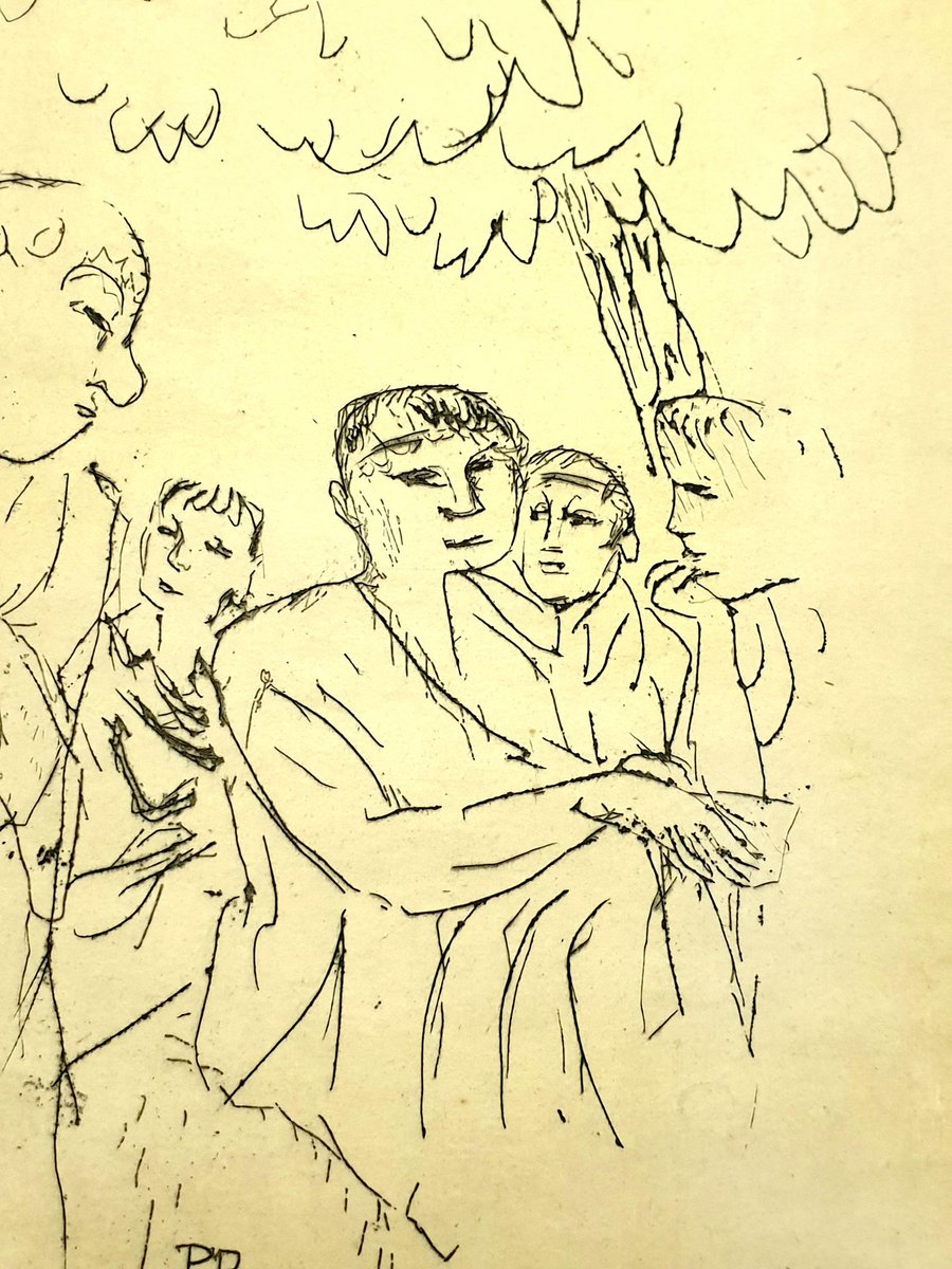 People Etching by Pierre Bonnard, 1940