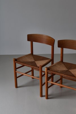 People's Chairs by Børge Mogensen, 1940s, Set of 4-WRF-1790125