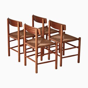 People's Chairs by Børge Mogensen, 1940s, Set of 4-WRF-1790125